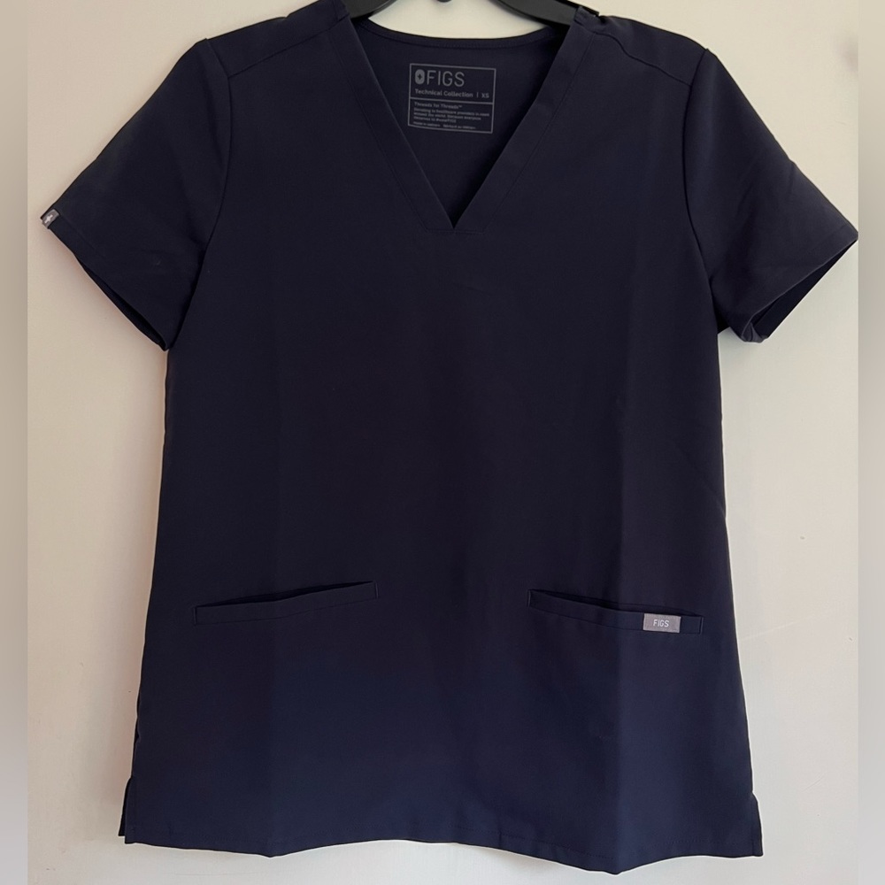 FIGS XS Casma Three-Pocket Scrub (Navy)
